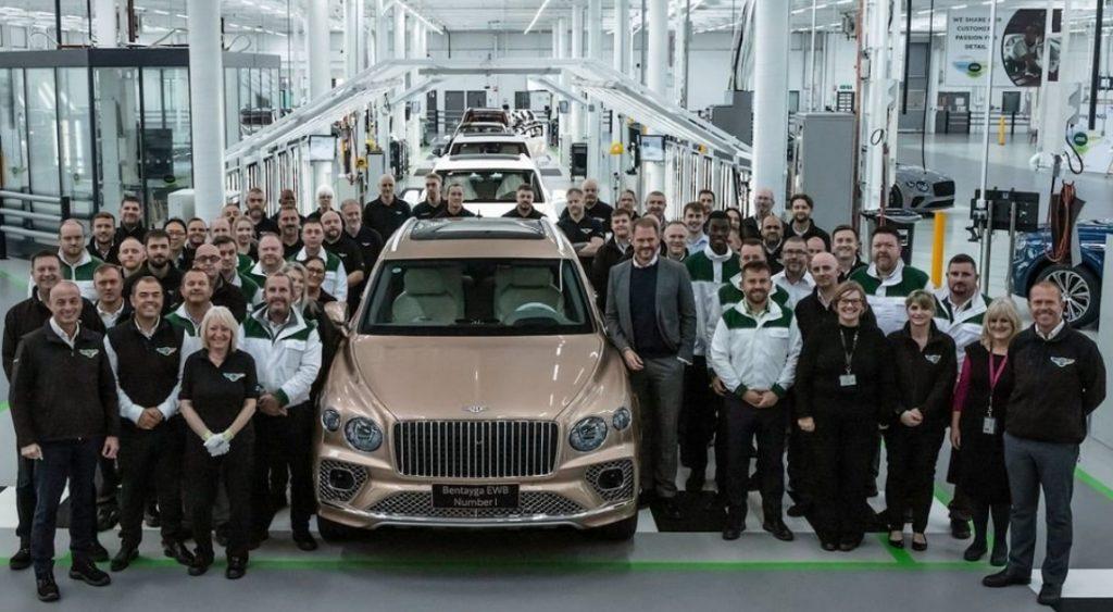 Bentley starts production of the new Bentayga EWB