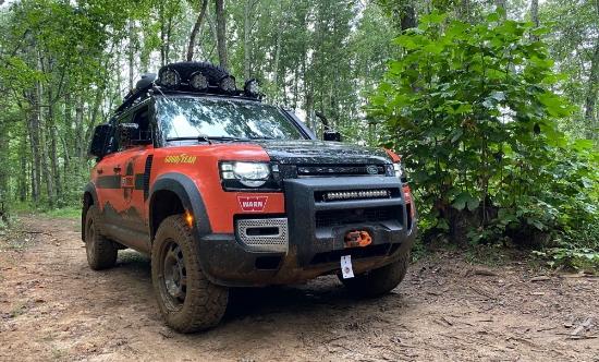 land rover trek event in asheville, nc at biltmore